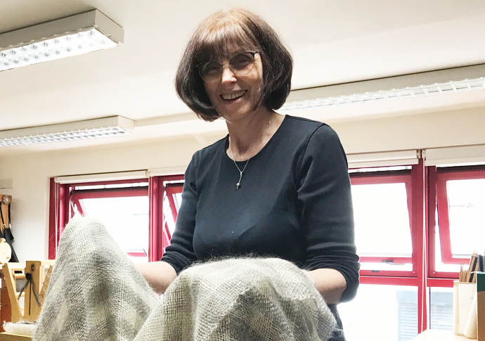 Dawn me leading a workshop at 140 SS Rd